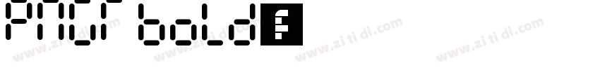 PNGT Bold字体字体转换